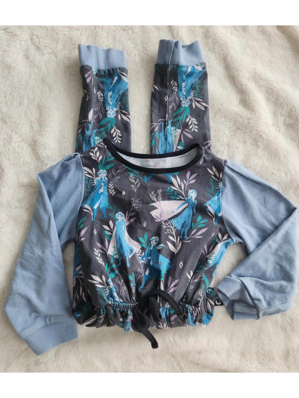 2t frozen rags romper